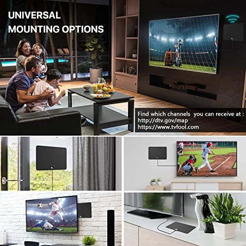 1byone Outdoor TV Antenna, 360°Omni-Directional Reception, 100+ Miles Range