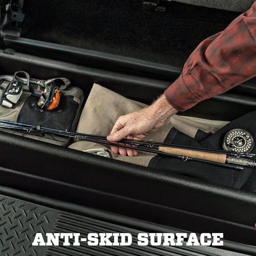 Husky Liners Gearbox Storage Systems | Fits 2004-2008 Ford F-150 SuperCrew (Crew Cab) & SuperCab (Extended Cab) | Under Seat, 1-pc Black - 9201