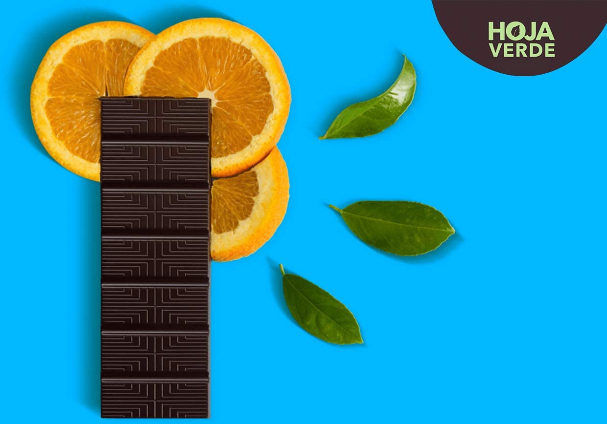 Hoja Verde Dark Chocolate Sugar, Dairy Free Bars, Keto Friendly, Certified Organic | Vegan, Natural, Non-GMO and Gluten Free (100% Pure)