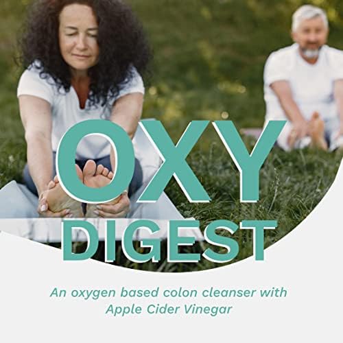 Herbtonics Oxygen Based Colon Cleanse and Detox Digestive System Formula | with Apple Cider Vinegar | Colon Cleanser Pills for Adults | 90 Gluten