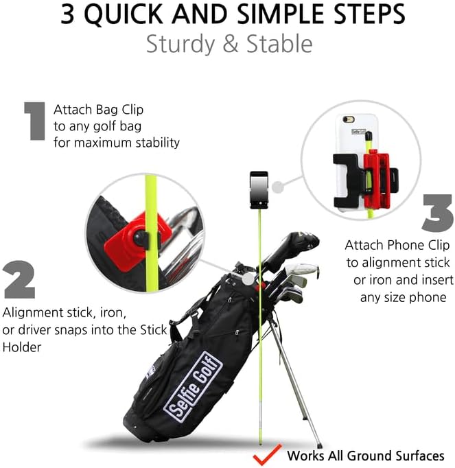FlightScope Mevo Golf Launch Monitor with SelfieGolf Ultimate Phone Clip | 8 Swing Data Parameters with Real Time Data and Shot Tracer with GPS