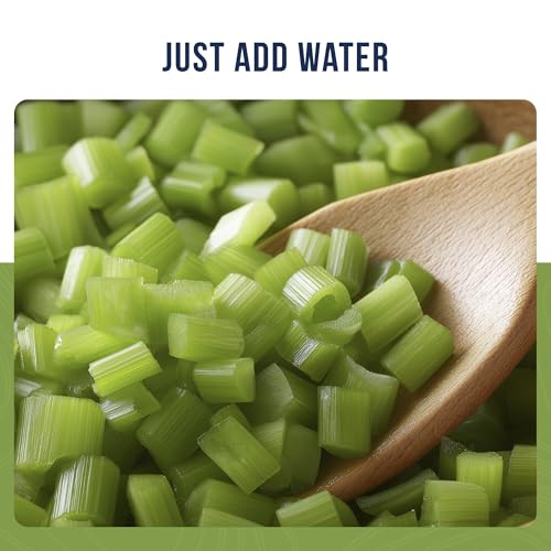 Augason Farms Dehydrated Diced Celery Can | Emergency Food Supply, 73 Servings, 25 Year Shelf Life, Great for Cooking and Snacks, Dehydrated Meals
