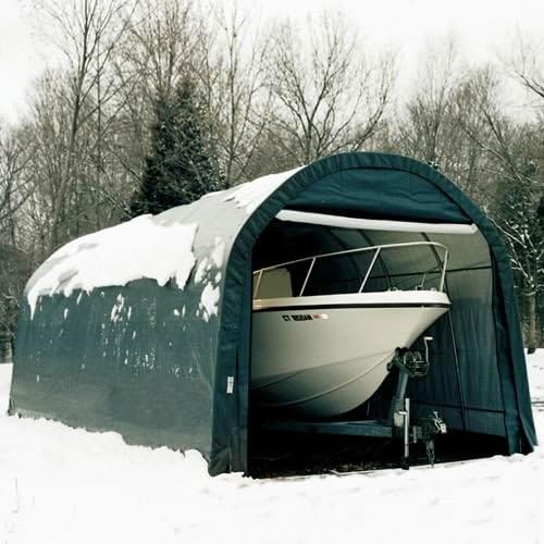 ShelterLogic 73342 Green 12'x20'x10' Round Style Shelter