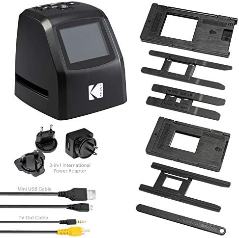 KODAK Mini Digital Film & Slide Scanner, 35mm, 126, 110, Super 8, 2.4" LCD