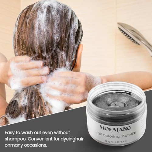 SOVONCARE Pink Hair Styling Wax, Temporary Hair Color Cream for DIY Hairstyle, Cosplay, Halloween, Date - 4.23 oz