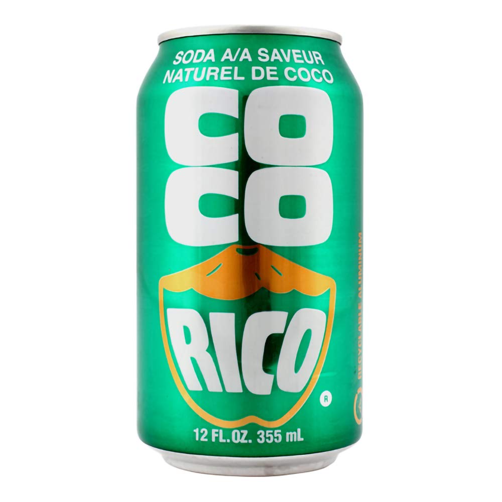 Coco Rico Coconut Soda (Pack of 6),12 Fl Oz / 355 ml Can
