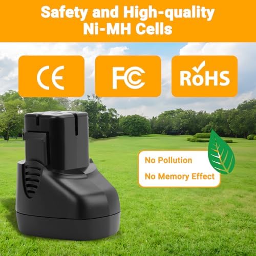2-Pack Replacement Dremel Battery, 7.2V 3500mAh Ni-MH