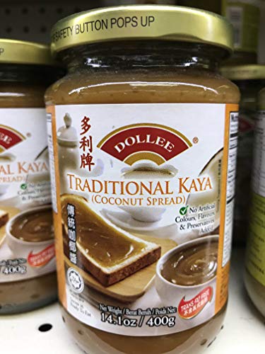 Dollee Traditional Kaya Coconut Spread 14.1 oz - Pack of 2