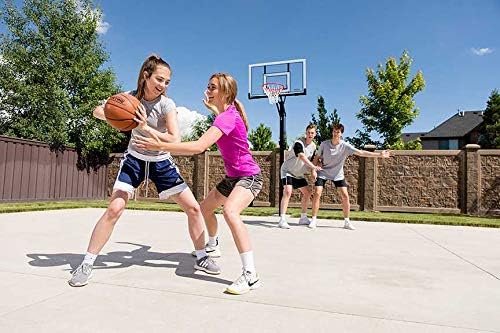 Lifetime Adjustable In-Ground Basketball Hoop, Power Lift Height Adjustment 7.5-10 Ft, 54-Inch Acrylic Backboard, Slam-It Pro Rim, Steel-Framed