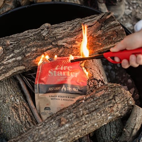 Tiki Fire Starter 10-Pack – Easy-to-Use Wood Pellet Fire Starters for Smokeless Outdoor Fire Pits & Indoor Fireplaces