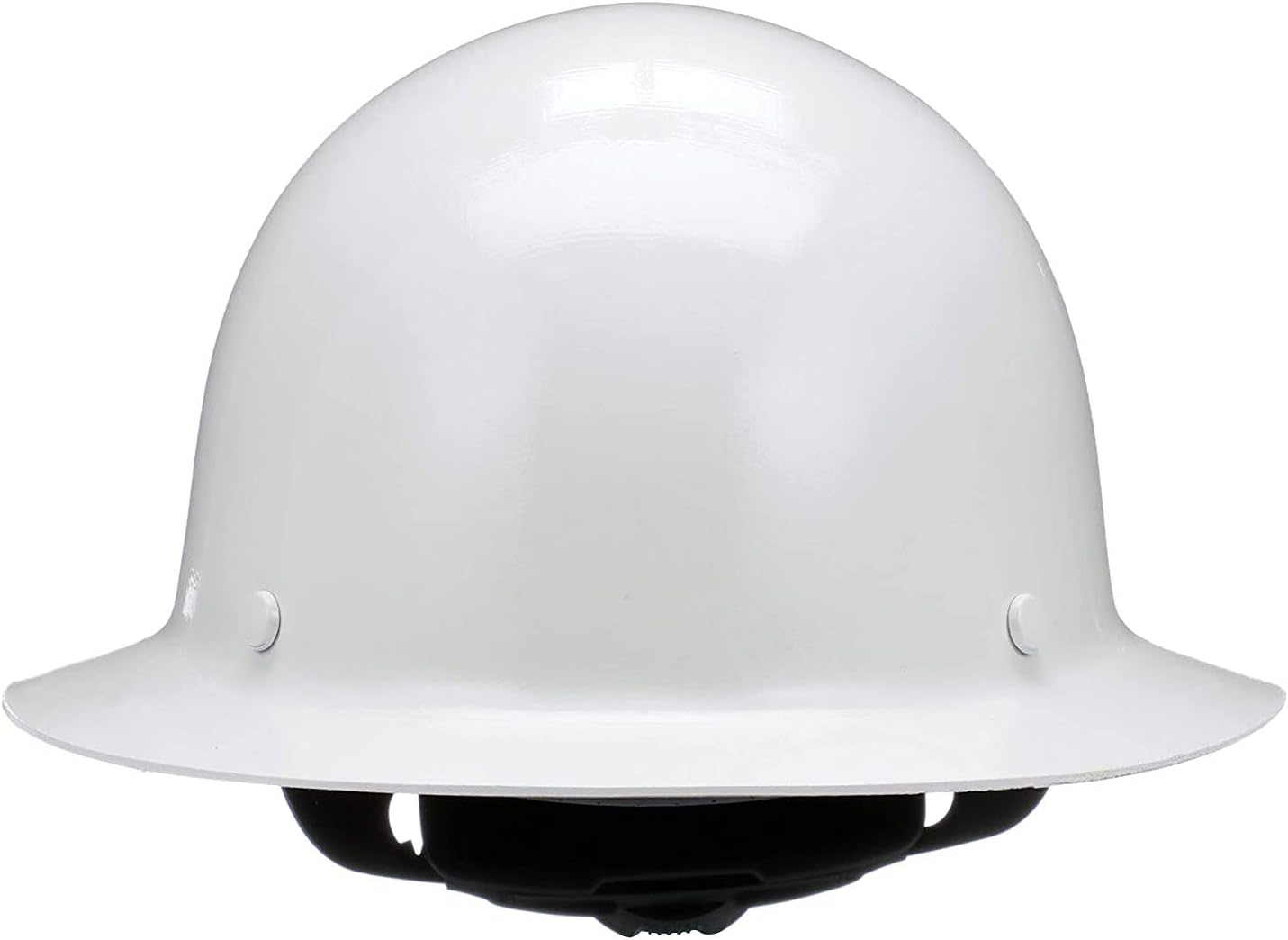 MSA Skullgard Full-Brim Hard Hat with Suspension - Non-Slotted Cap, Made of Phenolic Resin, Radiant Heat Loads up to 350F, Standard Size Hard Hat | Fas-Trac III Ratchet Suspension