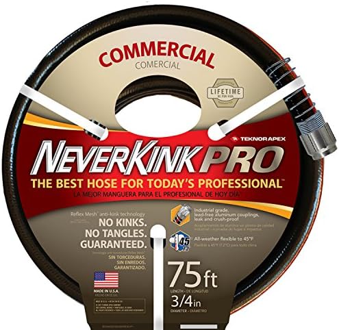 Teknor Apex Neverkink, 9844-75 PRO Water Hose, 3/4-in x 75-feet