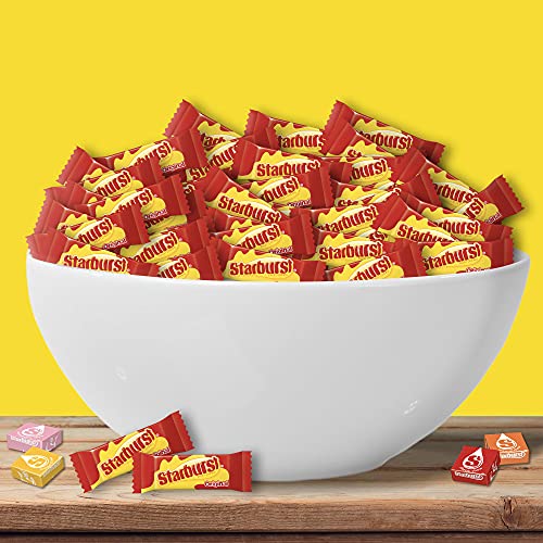 STARBURST Original Fun Size Individually Wrapped Chewy Party Favor Candy Bulk Box, 4 Pound Box