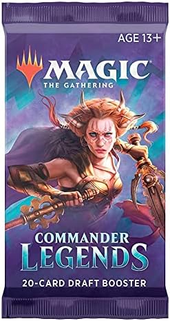 Magic The Gathering Commander Legends Booster Pack - 2 Legends - Total 20 MTG Cards (1 Draft Booster)