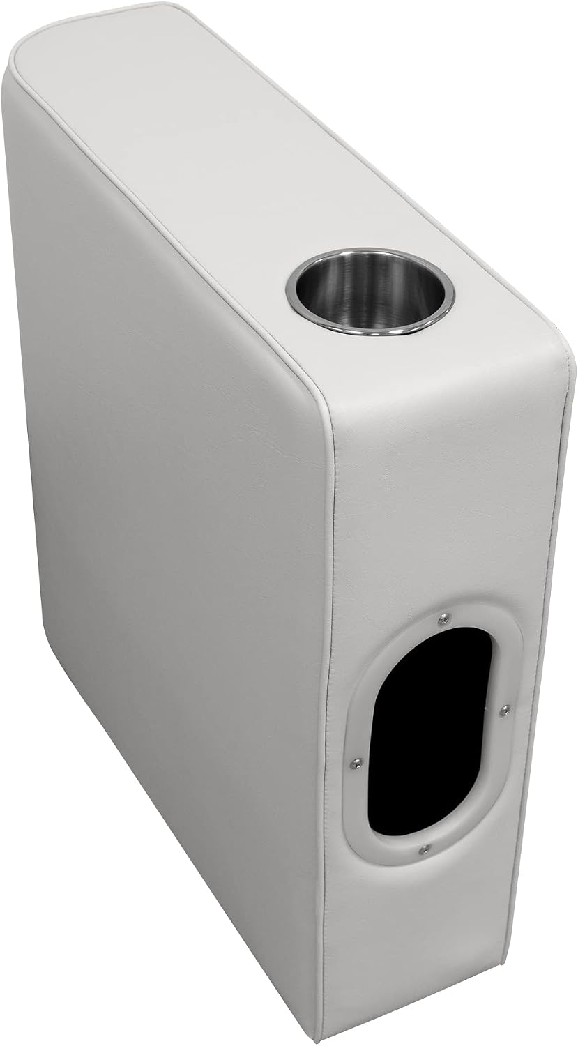 Wise 8WD112-204 Deluxe Series Pontoon Right Arm Rest, White