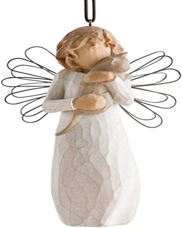 Willow Tree with affection Ornament, I Love Our Friendship!, A Gift to Celebrate Pet Adoption, for Animal Lovers and Cat Owners