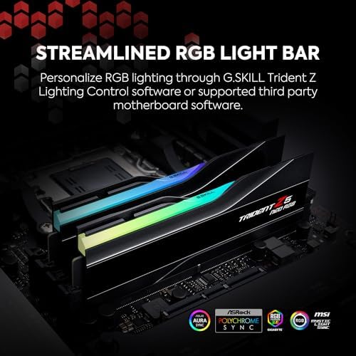 G.SKILL Trident Z5 Neo RGB Series DDR5 RAM (AMD EXPO & Intel XMP 3.0) 32GB (2x16GB) 6000MT/s CL36-36-36-96 1.35V Desktop Computer Memory U-DIMM