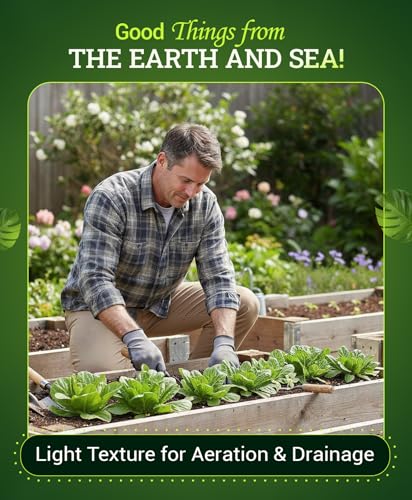 FoxFarm Ocean Forest Potting Soil for Container Gardens - Light, Aerated Texture with Fish Meal, Crab Meal, Earthworm Castings - Houseplant Potting Mix for Seedlings & Plant Starts - 4 x12 Quart