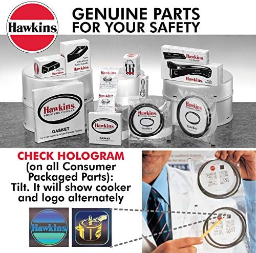 Hawkins E20-09 Rubber Gasket for Big Boy Pressure Cooker, Black, Standard