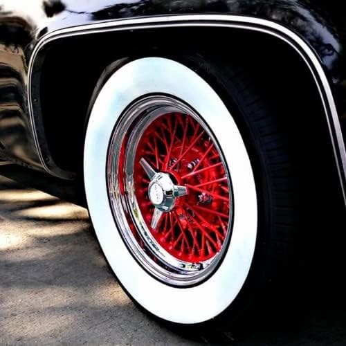 Portawall White Tire Insert 15-Inch 3-Inch Wide Car Set of 4
