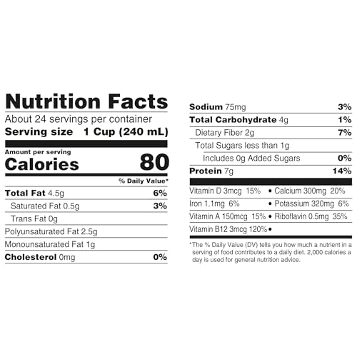 Silk Shelf-Stable Organic Soy Milk, Unsweetened, Dairy-Free, Vegan, Non-GMO Project Verified,32 Fl Oz(Pack of 6)