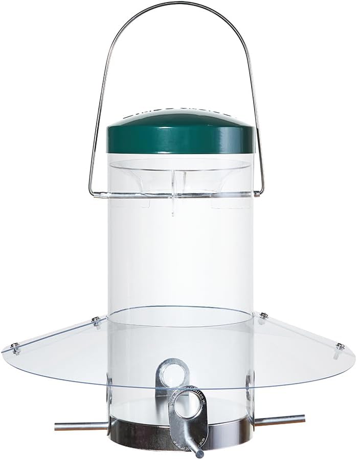 Birds Choice Classic Hanging Bird Feeder with Weatherguard Baffle | Squirrel Proof Bird Feeder for Cardinals, Chickadees