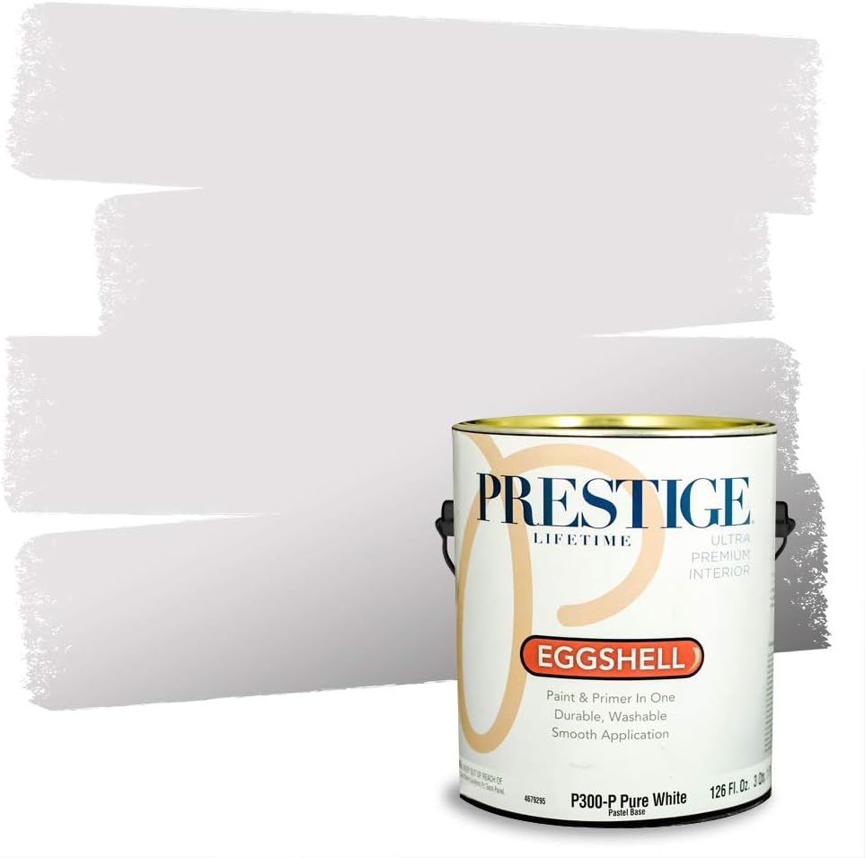 PRESTIGE Paints Exterior Paint and Primer In One, 1-Gallon, Satin, Comparable Match of Sherwin Williams* Ash Violet*