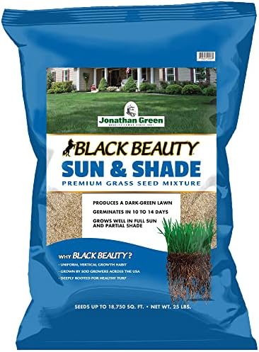 Jonathan Green (12005) Black Beauty Sun & Shade Grass Seed - Cool Season Lawn Seed (7 lb)