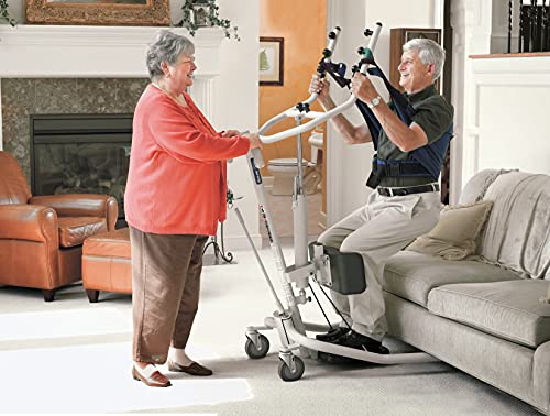 Invacare Sit to Stand Lift for elderly, Hydraulic Stand Assist Lift Aid for Patient, Lift Assist Transfer Device for Elderly Seniors