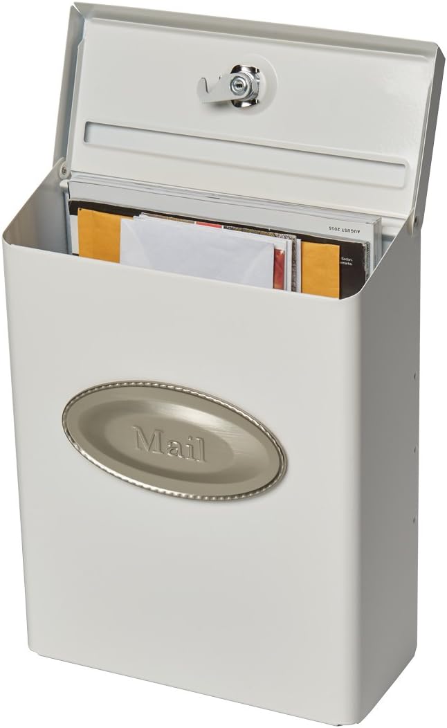 Gibraltar Mailboxes Designer Locking Medium Capacity Galvanized Steel Venetian Bronze, Wall-Mount Mailbox, DMVKGV04