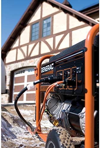 Generac 5735 GP17500E 17500-Watt Gas-Powered Portable Generator - Electric Start for Convenience - Durable Design and Reliable Power for Emergencies