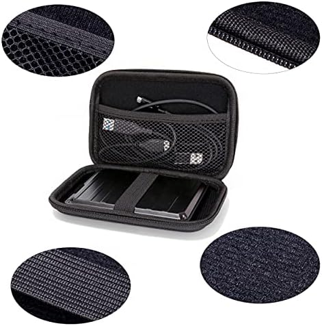 Ginsco Hard Shell Travel Case for Seagate Portable 1/2TB 5TB External Hard Drive, for UnionSine 500GB/1TB Ultra Slim Hard Drive