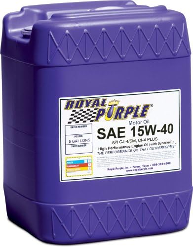 Royal Purple 04154 15W40 Oil, 1 Gallon (128 Ounces)