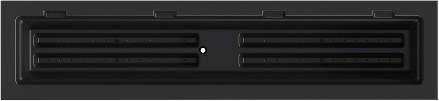 Mayne Fairfield 48in Self-Watering Rectangular Window Box Planter, Black | Self-watering, All season, Fade resistant, Mounting brackets included, Built-in overflow, 15-year warranty