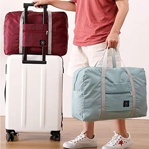 2 Pack Foldable Travel Bag Waterproof Travel Duffel Bag