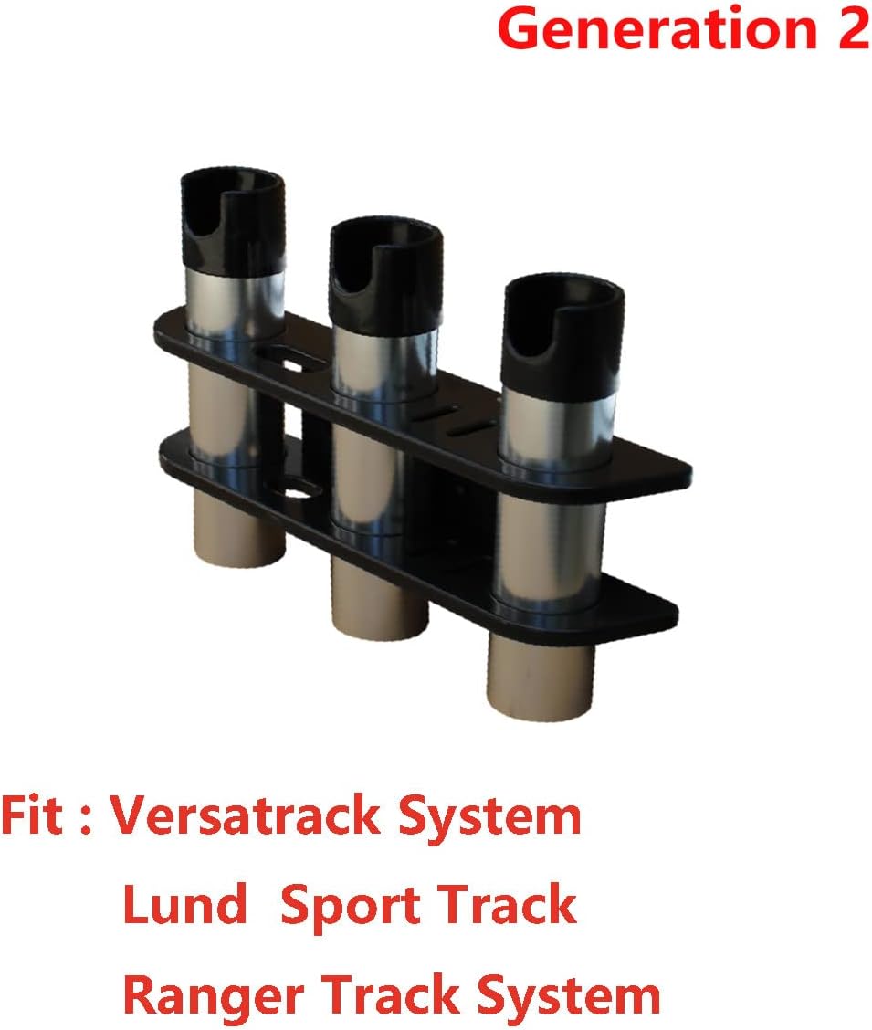 Brocraft Rod Holder for 90 Degree Boat Track System/Lund Sport Track/Versatrack Track/Ranger Track