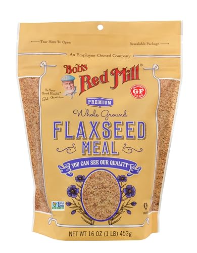 Bob's Red Mill Flaxseed Meal, 16oz (Pack of 4) - Gluten Free, Non GMO, Vegan, Paleo Friendly, Keto Friendly, Kosher