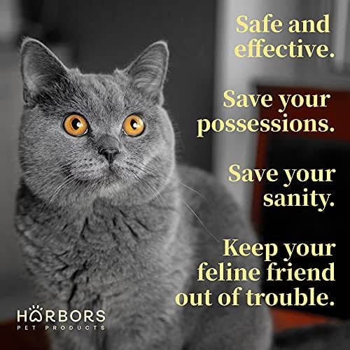 Harbors Cat Scratch and Chewing Deterrent Spray - 4 oz / 118 ml | Formulated with Essential Oils | 100% Satisfied or Return
