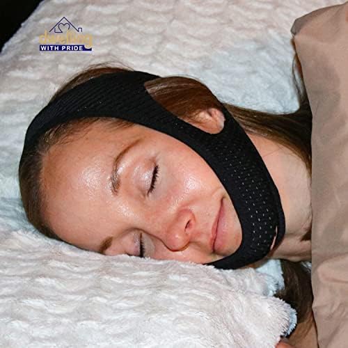 Anti Snore Chin Strap, Anti-Dry Mouth Chin Strap for CPAP Users, Stop Noise