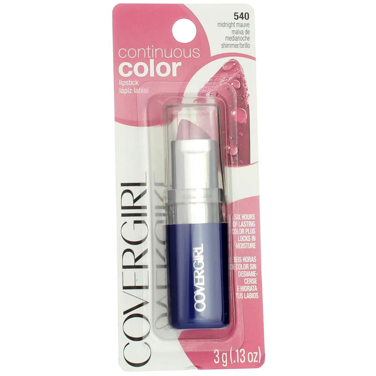 COVERGIRL Continuous Color Lipstick It's Your Mauve 030, 0.13 oz (packaging may vary)
