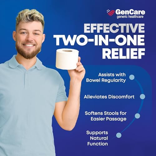 GenCare Senna-S Laxative Plus Stool Softener, Dual Action, 200 Ct