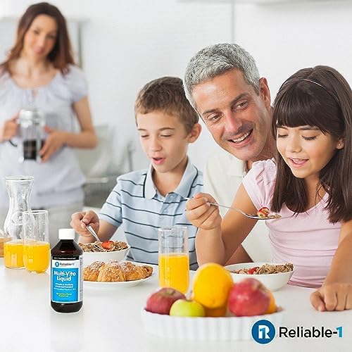 Reliable-1 Laboratories Multi-Vite Liquid Multivitamin for Adults Liquid Vitamins Antioxidant Supplement for Immunity
