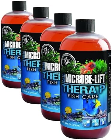 MICROBE-LIFT THERAPH16 TheraP Fish Care Treatment for Freshwater and Saltwater Home Aquariums and Tanks, 16 Ounces