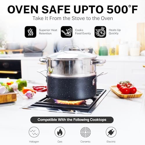 Granitestone 20 pc Pots and Pans Set Non Stick Cookware Set