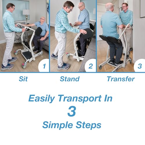 Lumex LF1600 Stand Assist, Sit to Stand Patient Lift for Elderly Seniors, Chair Transfer & Standing Support Aid
