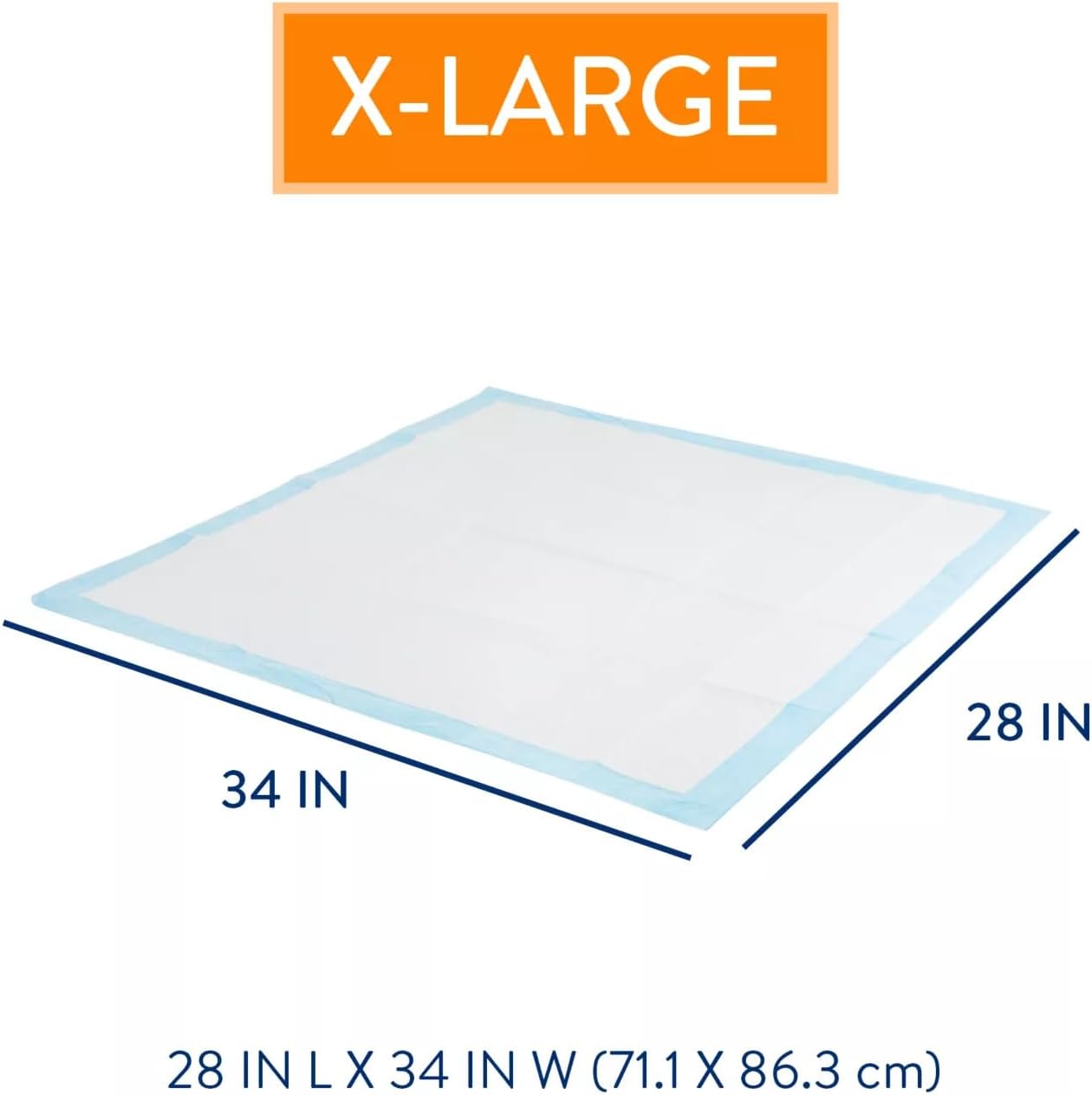 Top Paw Dog Extra Large Pads for Puppy Training, Indoor Dogs or Apartment Living, or Dogs with Incontinence, 50 Count