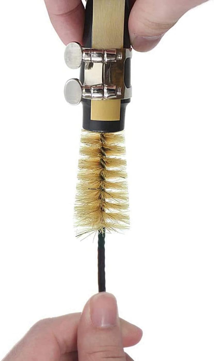 Alto Saxophone Mouthpiece Kit, Sax Mouthpiece Kit with Cap & Metal Ligature & 10 Reeds & 24 Cushions Pads