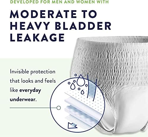 Prevail Daily Protective Underwear - Unisex Adult Incontinence Underwear - Disposable Adult Diaper for Men & Women - Maximum Absorbency - Small - 88 Count (4 packs of 22) | Disposable, Incontinence, Extra Absorbency