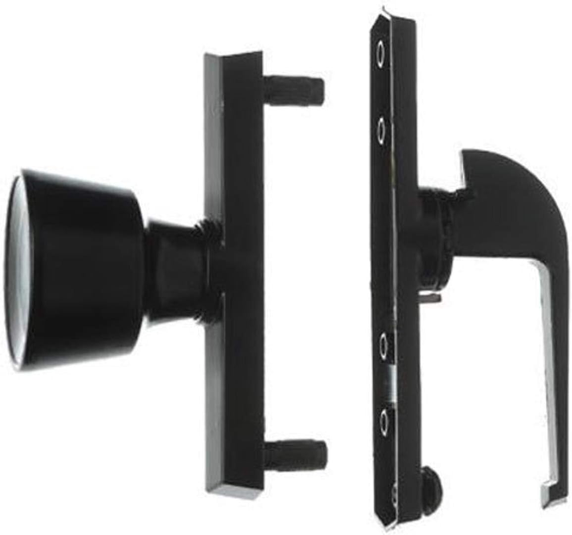 Wright Products - Universal Knob Door Latch for Screen and Storm Doors, Aluminum Grey