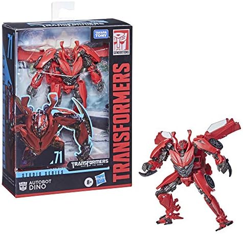 Transformers Toys Studio Series 71 Deluxe Class Dark of The Moon Autobot Dino Action Figure - Ages 8 and Up, 4.5-inch